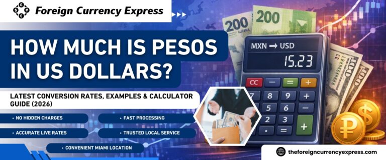 How Much Is Pesos in US Dollars? Latest Conversion Rates, Examples & Calculator Guide (2026)