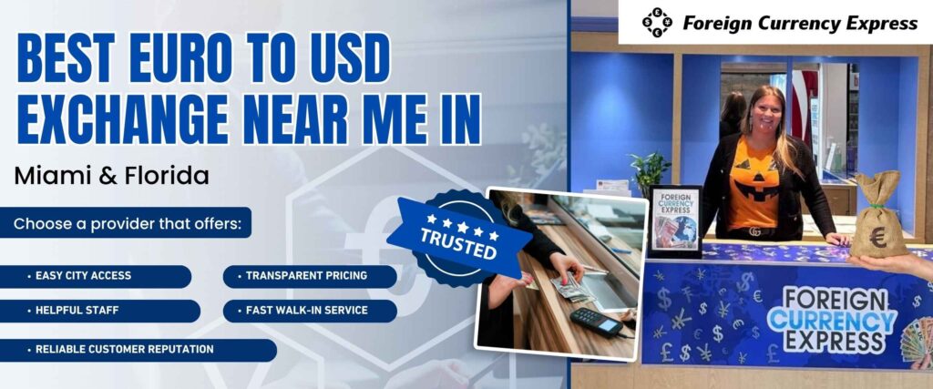 Best Euro to USD Exchange Near Me: How to Find Trusted Euro Exchange Services in Your Area