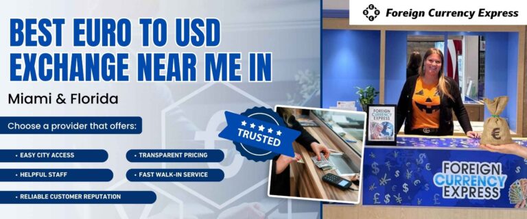 Best Euro to USD Exchange Near Me