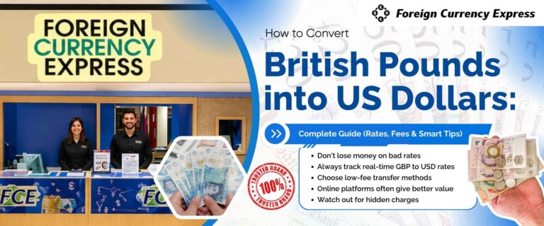 how to convert british pounds into us dollars?