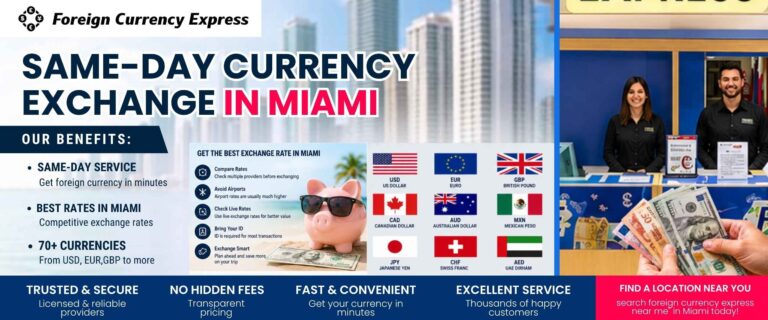 Foreign Currency Exchange in Miami