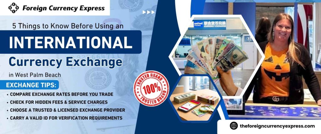 5 Things to Know Before Using an International Currency Exchange in West Palm Beach