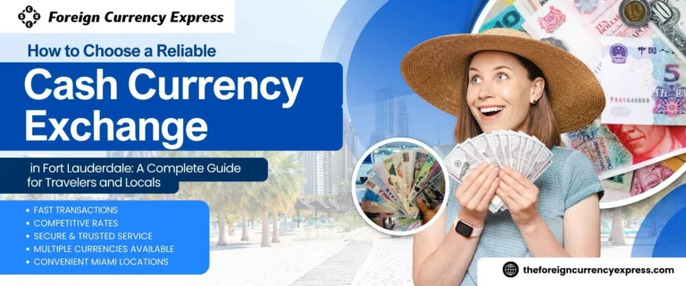 How to Choose a Reliable Cash Currency Exchange in Fort Lauderdale A Complete Guide for Travelers and Locals