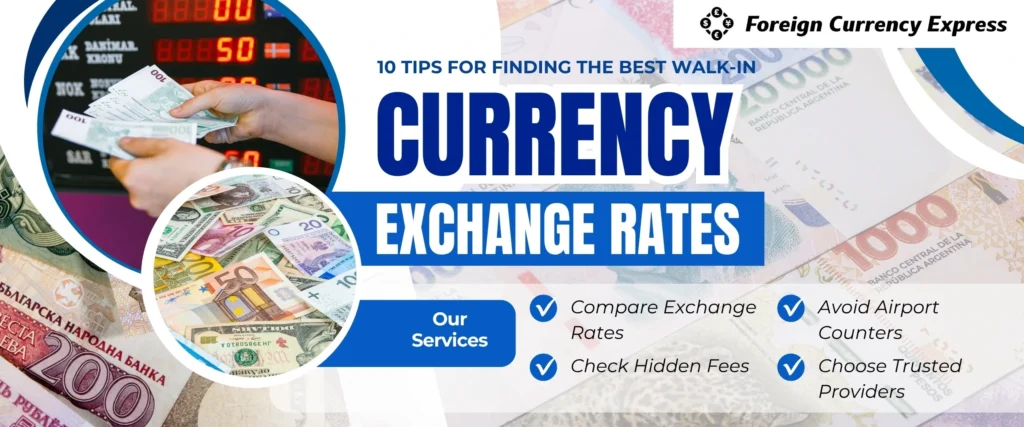 10 Tips for Finding the Best Walk-In Currency Exchange Rates