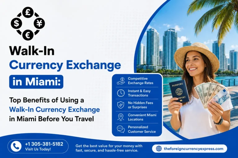 Walk-In Currency Exchange in Miami Top Benefits of Using a Walk-In Currency Exchange in Miami Before You Travel