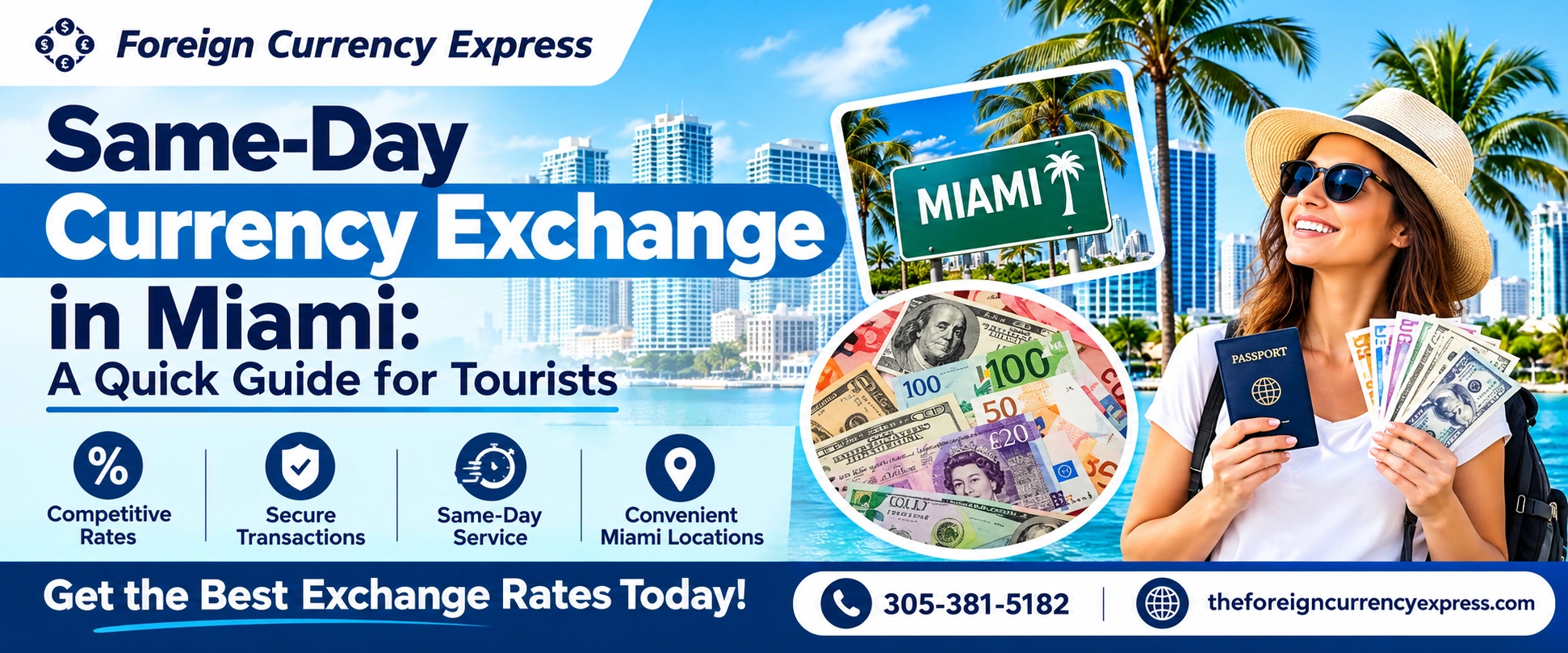 Same-Day Currency Exchange in Miami: A Quick Guide for Tourists