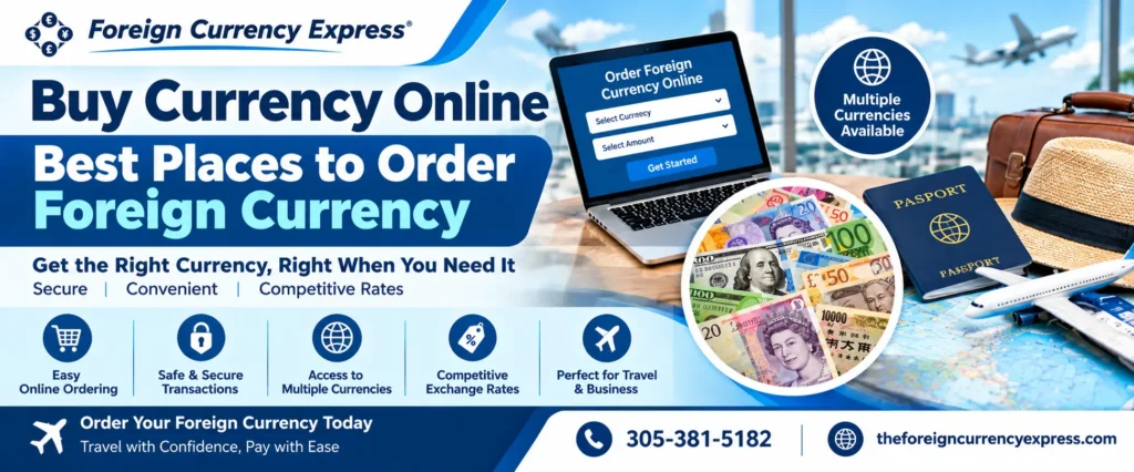 Buy Currency Online: Best Places to Order Foreign Currency