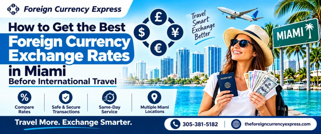 How to Get the Best Foreign Currency Exchange Rates in Miami Before International Travel